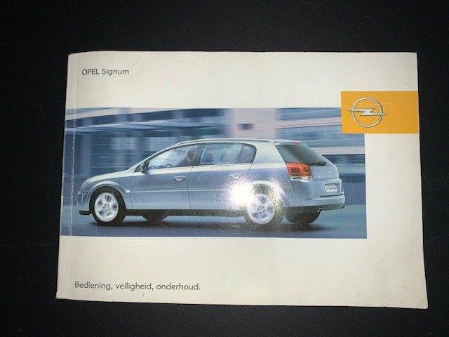 Opgelet koopje i.g.st. originele Opel Signum handleiding., Ophalen of Verzenden