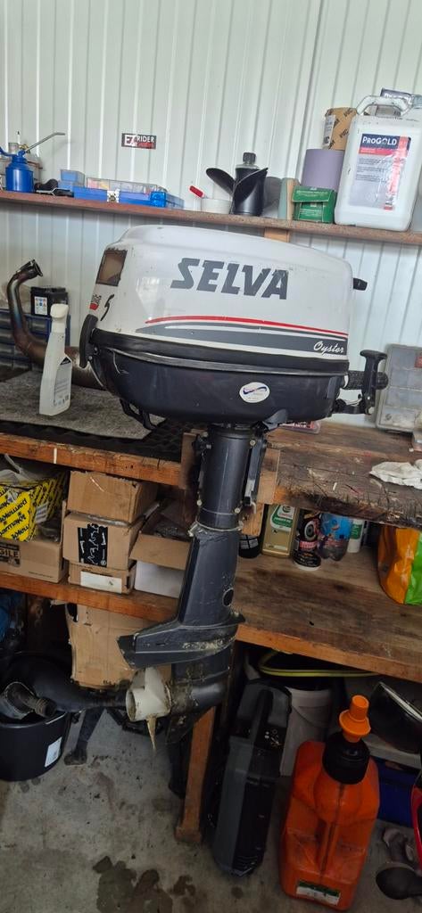 Selva 5 pk 5pk buitenboordmotor, Watersport en Boten, Ophalen of Verzenden, Zo goed als nieuw