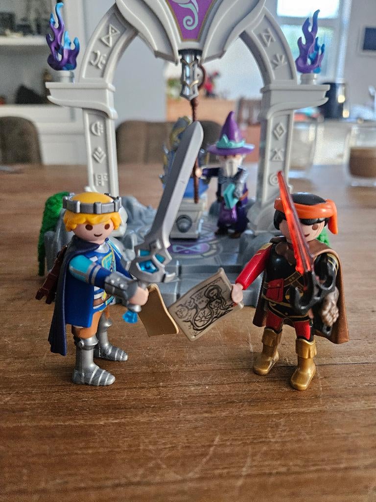 Playmobil Novelmore Tempel der Tijden 70223, Ophalen of Verzenden, Zo goed als nieuw, Complete set