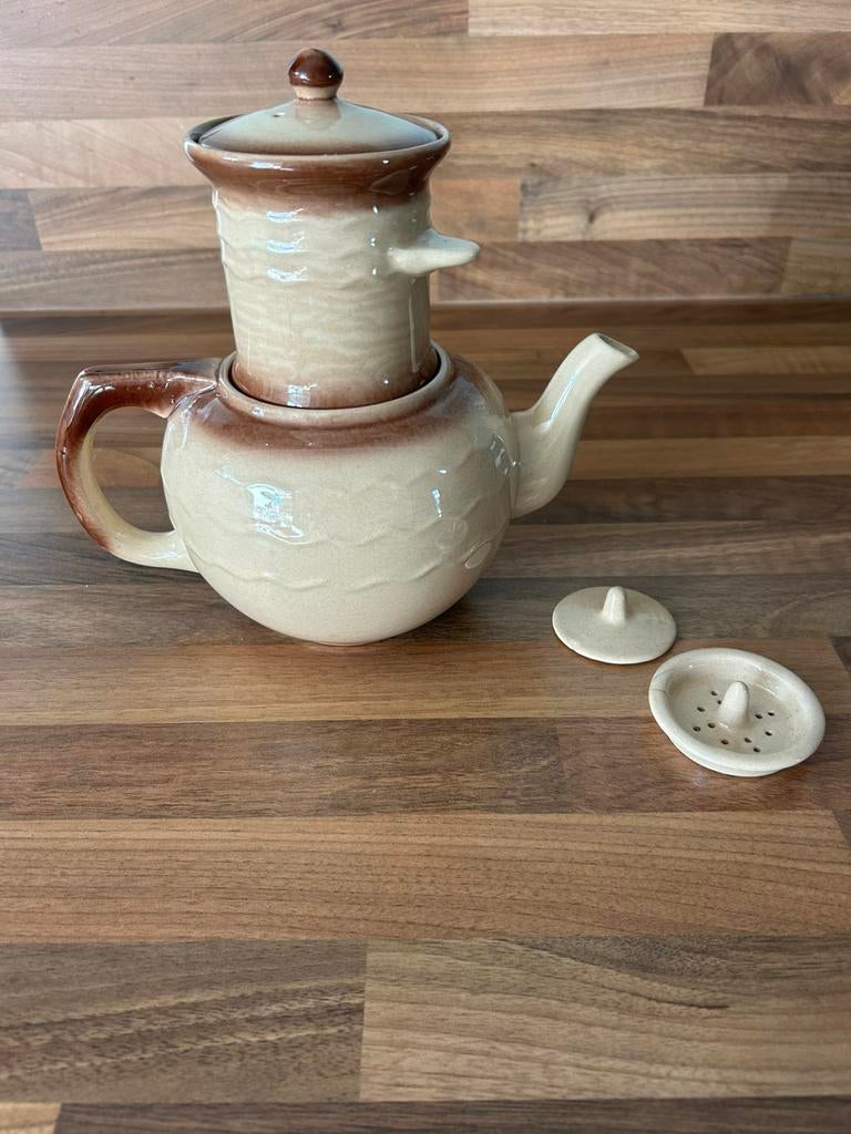Compleet koffiepotje, Ophalen