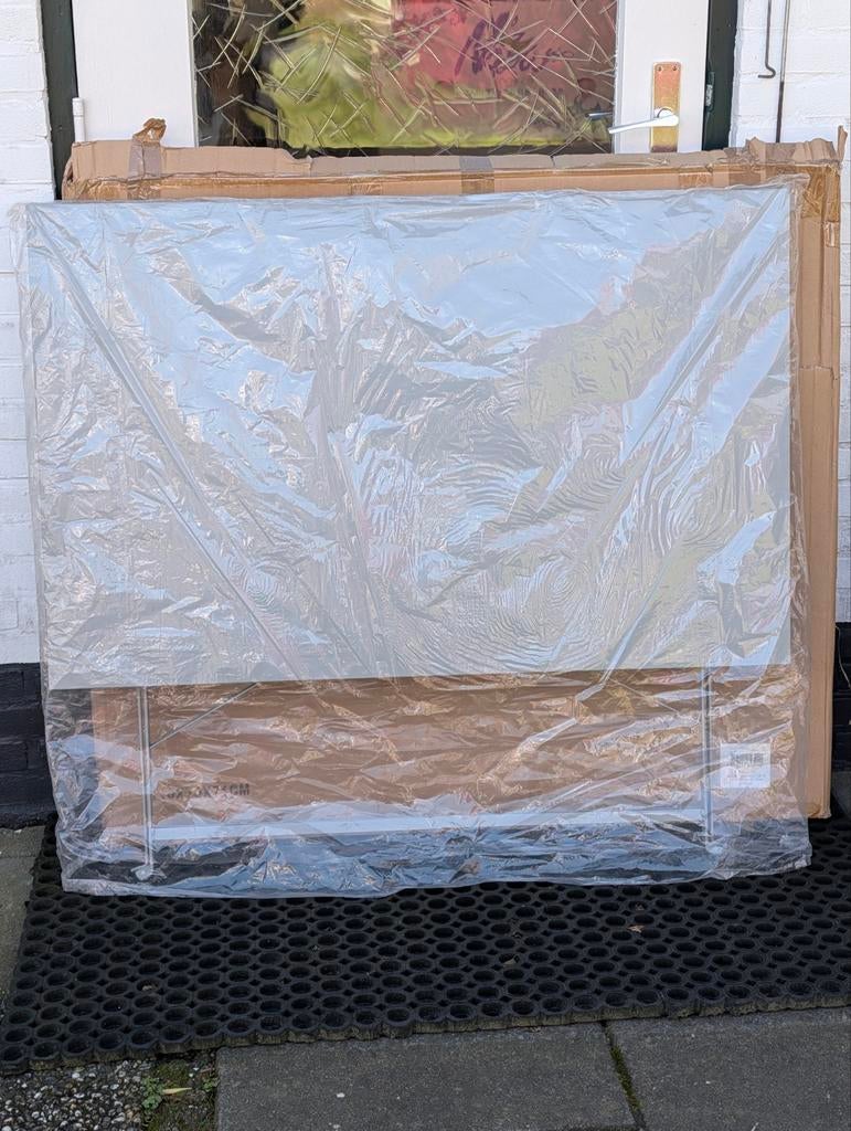 NIEUW IN DOOS: L. Dake & Zn Luxe Metalen Tuintafel (Gispen-s, Ophalen, Nieuw, Rechthoekig, Metaal