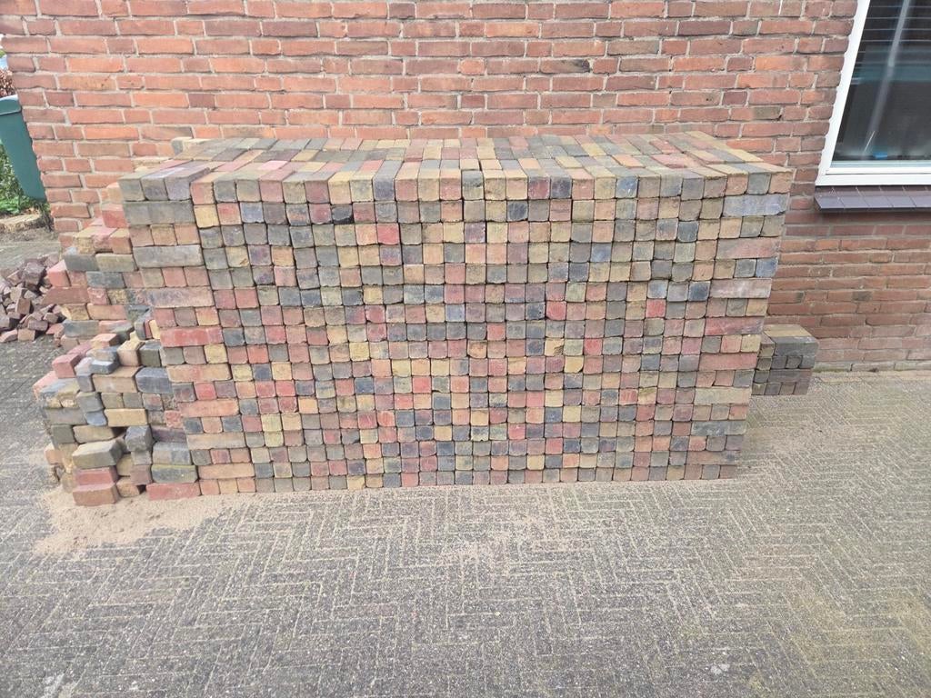 Betonklinkers 210x70x70 mm 2 jaar oud., Tuin en Terras, Tegels en Klinkers, Ophalen, Beton, Klinkers