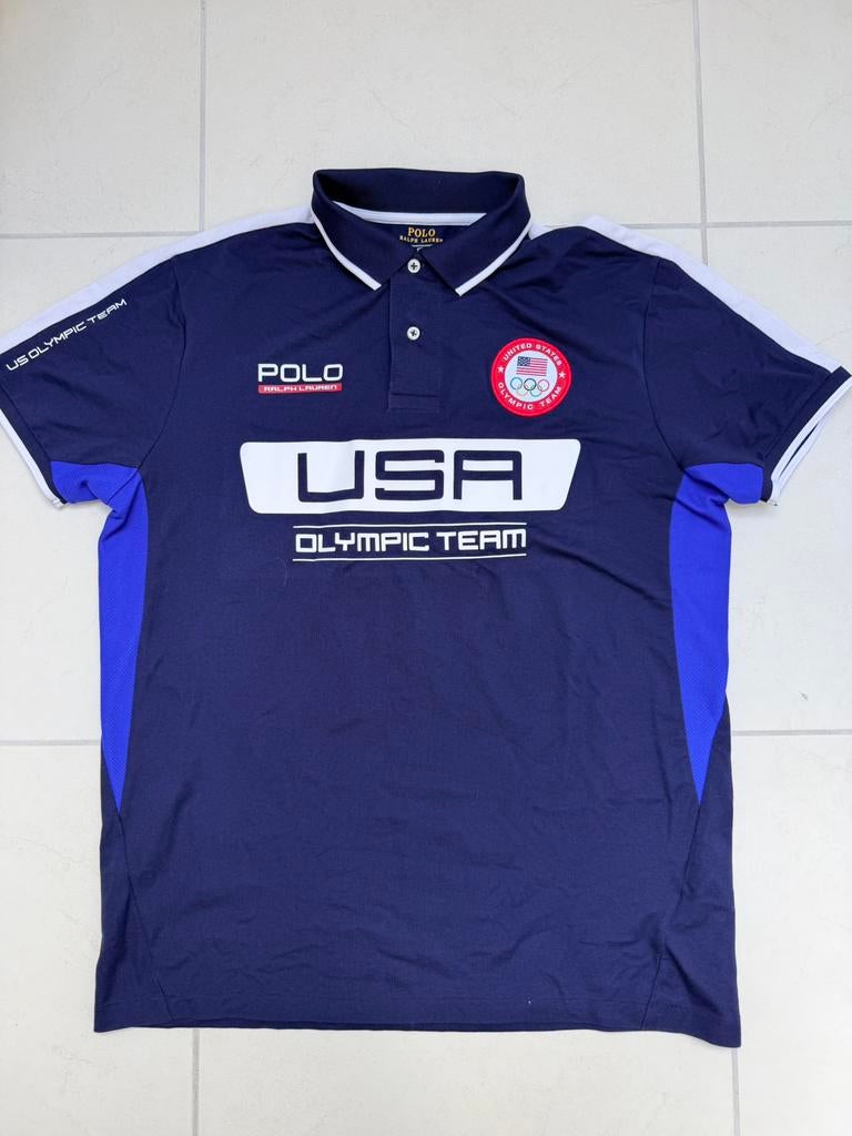 Polo Ralph Lauren heren L donkerblauw, Kleding | Heren, Maat 52/54 (L), Blauw, Ralph Lauren, Ophalen of Verzenden