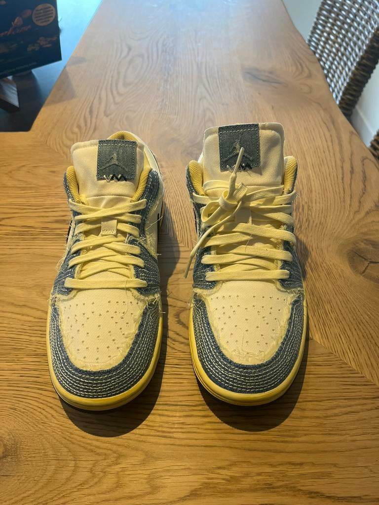 Nike jordan 1 low 44,5 sashiko denim, Ophalen of Verzenden, Nieuw, Overige kleuren, Sneakers of Gympen