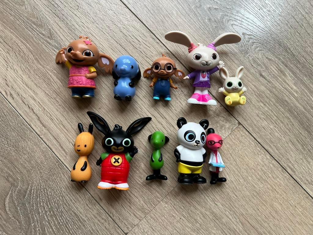 Bing speelfiguren - 10 stuks, Ophalen, Zo goed als nieuw