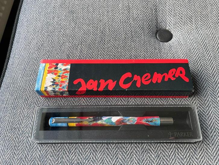 Parker Fineliner JAN CREMER in doosje - WD014, Verzamelen, Pennenverzamelingen, Zo goed als nieuw, Fineliner, Parker, Met doosje