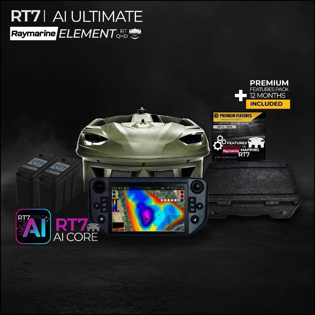 Carplounge RT7 | Voerboot Set | Raymarine Element | GPS