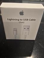 Apple Lightning naar USB Kabel (1m) - Nieuw in verpakking, Ophalen of Verzenden, Nieuw, Snoer of kabel, Apple iPhone