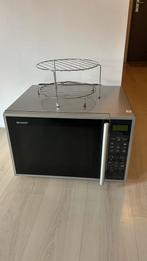 Combimagnetron Sharp R961INW Zilver, Ophalen, Combimagnetron, Gebruikt, Draaiplateau