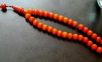 gebedsketting,  Tespih, faturain bakeliet sikma kehribar, Verzenden, Zo goed als nieuw, Oranje, Kunststof