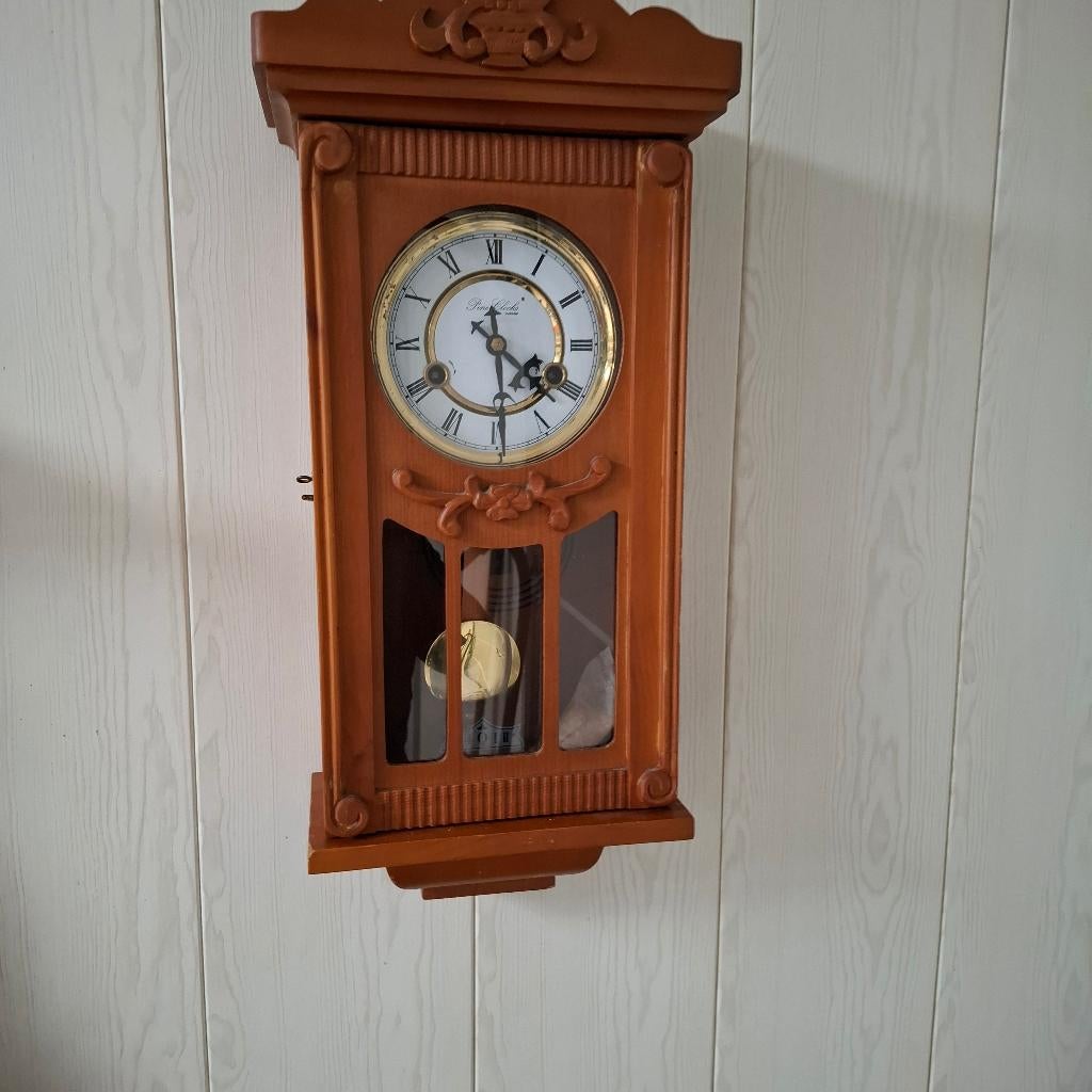 Wandklok, Huis en Inrichting, Woonaccessoires | Klokken, Ophalen, Gebruikt, Analoog, Wandklok