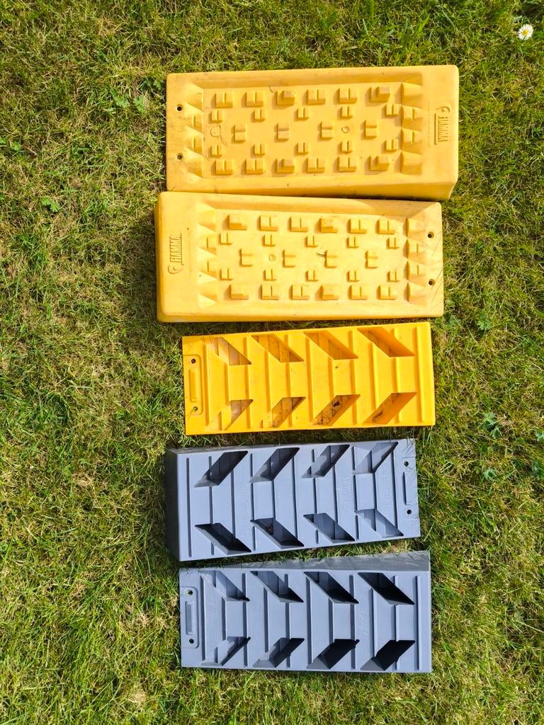 Oprij blokken Fiamma, Level Pro, Caravans en Kamperen, Camper-accessoires, Nieuw, Ophalen