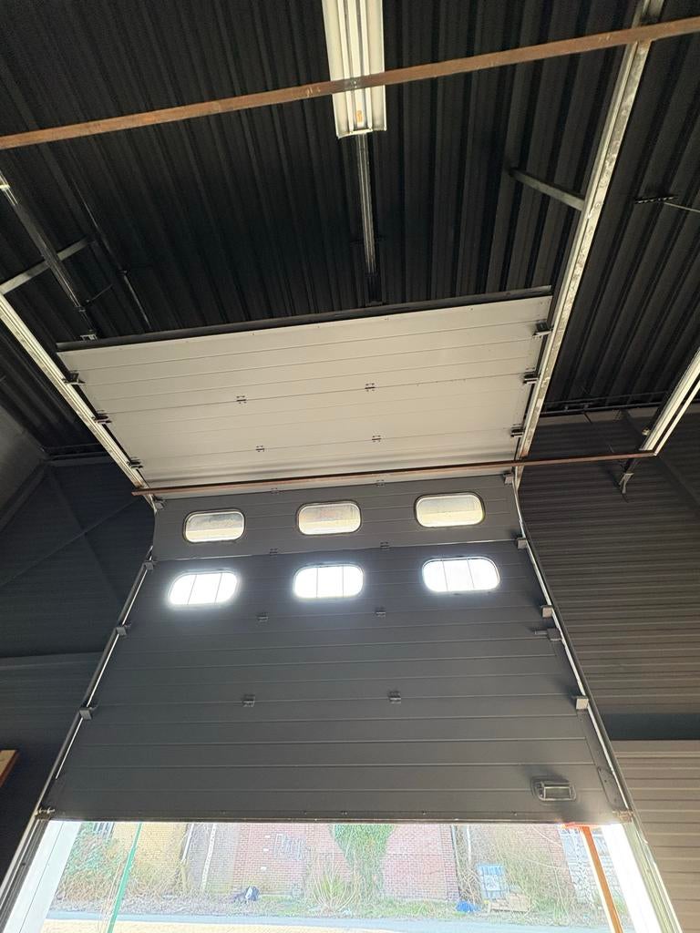 Gebruikte Garagedeur met Ramen - Goede Staat, Ophalen, Gebruikt, 80 tot 100 cm, Garagedeur