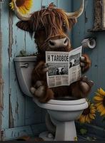 Schilderen op nummer volwassenen - Schotse Hooglander 30x40, Ophalen of Verzenden, Nieuw, Schilderen op nummer