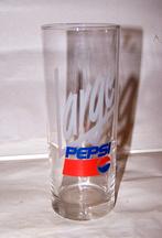 Groot Large Pepsi Cola. Glas. Zeldzaam/nwst., Ophalen of Verzenden, Zo goed als nieuw, Frisdrankglas