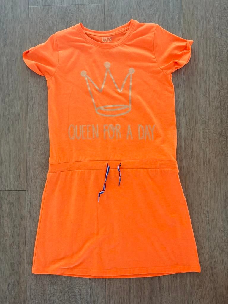 Oranje jurk koningsdag maat 146/152, Kinderen en Baby's, Kinderkleding | Maat 146, Ophalen of Verzenden, Gebruikt, Meisje, Jurk of Rok