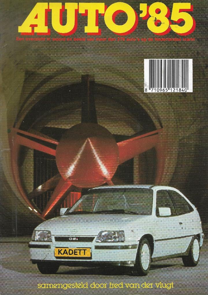 Autojaarboek AUTO'85 van Fred van der Vlugt (NL)., Boeken, Algemeen, Fred van der Vlugt, Ophalen of Verzenden, Zo goed als nieuw