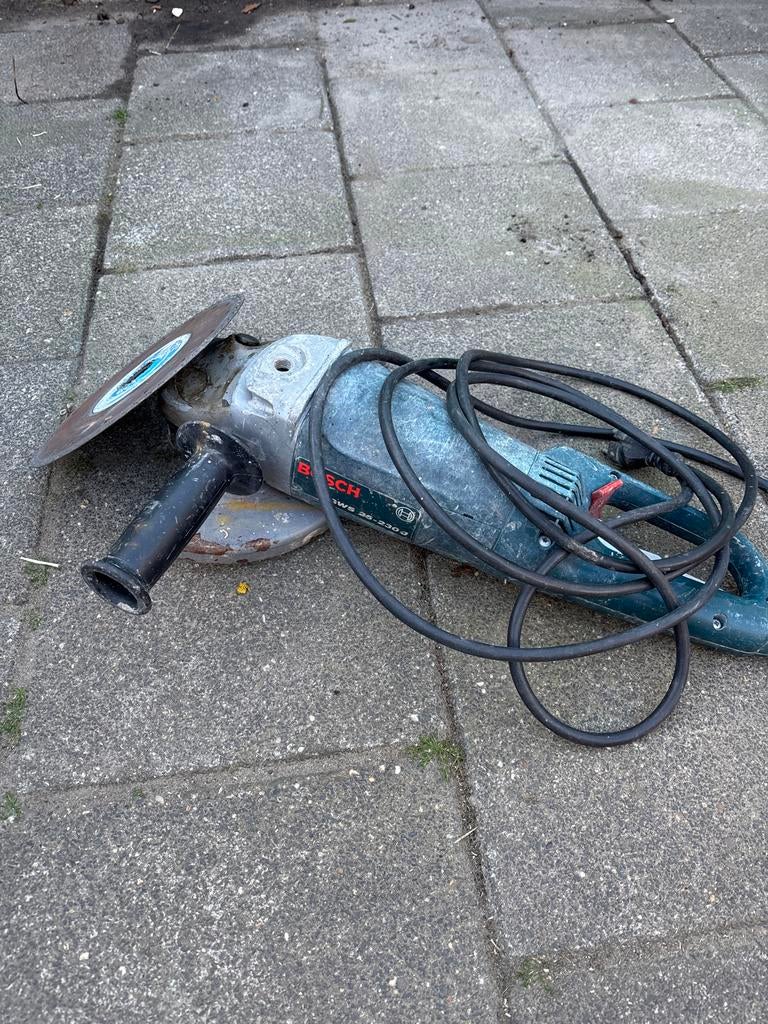 Bosch GWS 25-230 J haakse slijper, Doe-het-zelf en Verbouw, Ophalen, Gebruikt, 1000 watt of meer, Haakse handslijpmachine