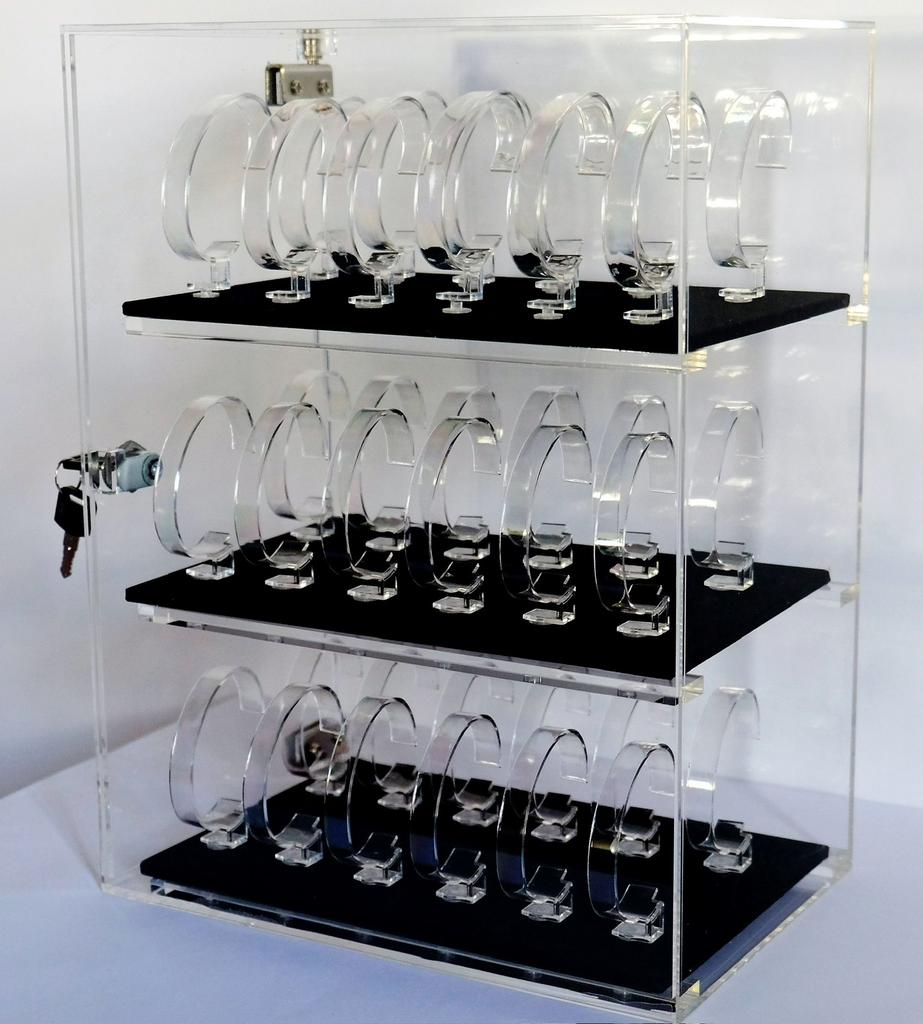 Display Vitrinekasten 30x15x40cm, Huis en Inrichting, Kasten | Vitrinekasten, Ophalen of Verzenden, Nieuw