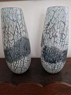 Design hoge glazen vazen, Huis en Inrichting, Woonaccessoires | Vazen, Overige kleuren, Ophalen of Verzenden, Minder dan 50 cm