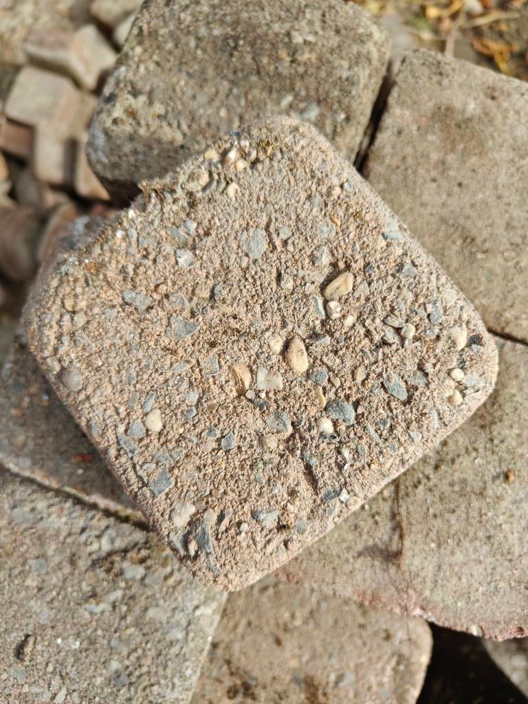 Gratis stenen 11,5x11,5 cm - 1 m² beschikbaar, Tuin en Terras, Tegels en Klinkers, Gebruikt, Klinkers, Ophalen of Verzenden, Minder dan 5 m²