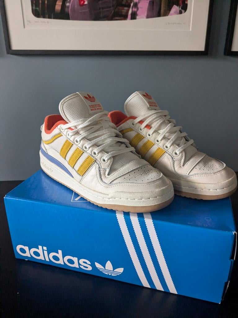 Adidas Forum Low WoodWood - Maat 38 2/3 - Nieuwstaat, Kleding | Dames, Schoenen, Ophalen of Verzenden