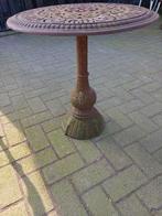 Gietijzeren tuintafel, Ophalen, Gebruikt, Rond, Metaal