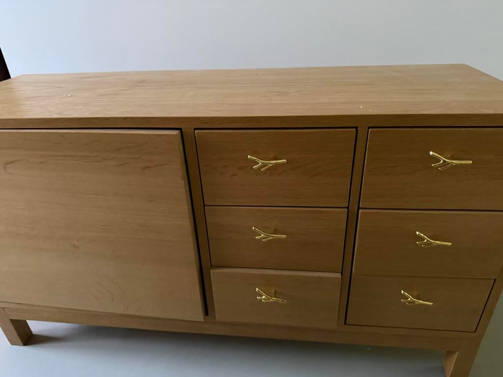 Dressoir / ladekast, Ophalen, Eikenhout, Zo goed als nieuw, 25 tot 50 cm