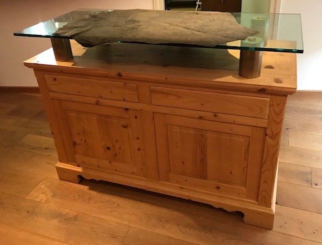 Toonbank showroom meubel, Ophalen, Gebruikt, 100 tot 150 cm, 100 tot 150 cm