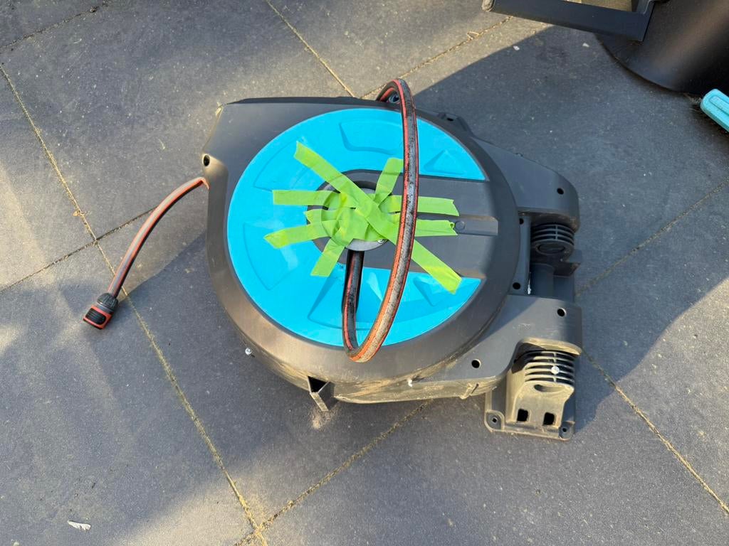 Tuinslang haspel, Tuin en Terras, Tuinslangen, Ophalen, Zo goed als nieuw, Tuinslang