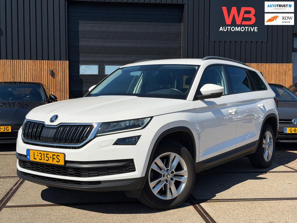 Skoda Kodiaq 1.5 TSI Style Dealer onderhouden Cruise Clima s, Auto's, Skoda, 4 cilinders, 150 pk, 1481 kg, Wit