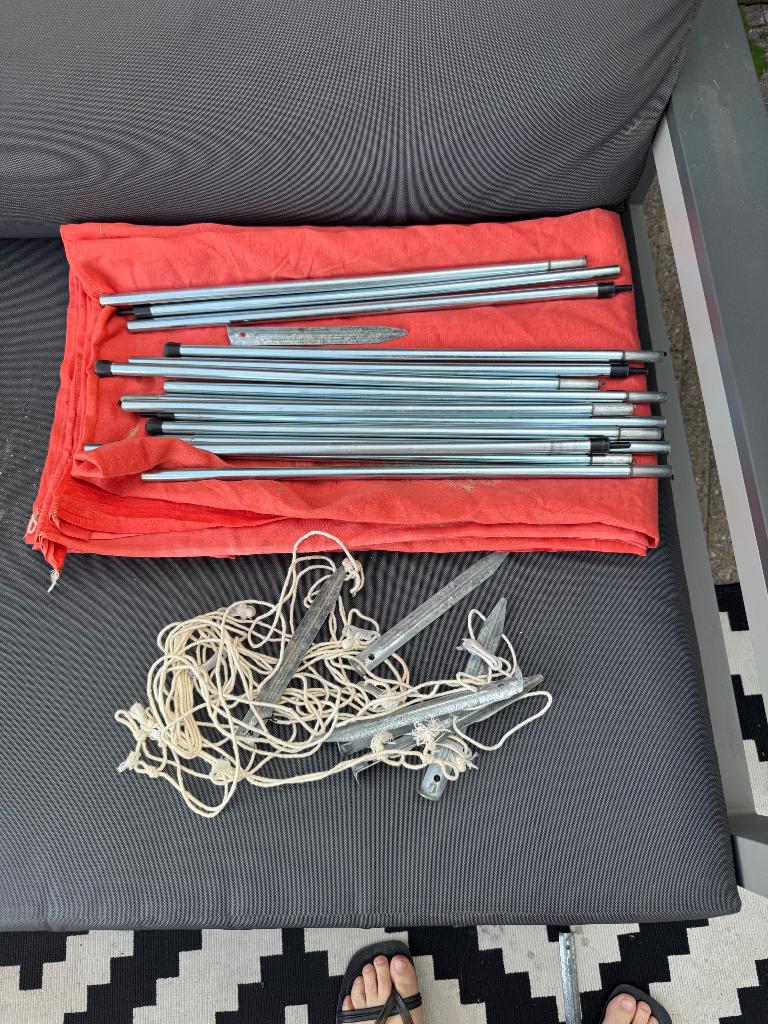 Windscherm voor strand, Ophalen, Gebruikt