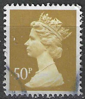 Groot-Brittannie 1990 - Yvert 1459 - Queen Elisabeth II (ST), Postzegels en Munten, Postzegels | Europa | UK, Verzenden, Gestempeld