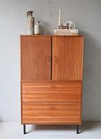 Mooie stijlvol Midcentury buffetkast/wandkast, Vintage, Vintage, Zo goed als nieuw, Minder dan 150 cm