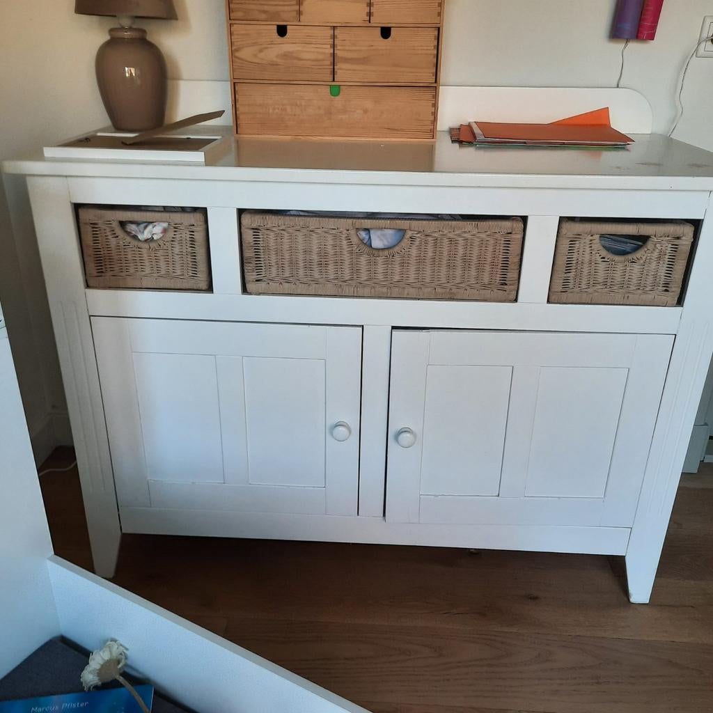 Commode dressoir, Huis en Inrichting, Kasten | Dressoirs, Ophalen, Gebruikt, Grenenhout, 50 tot 75 cm