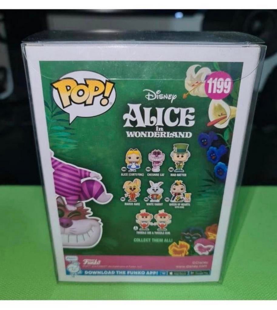 Funko Pop Cheshire Cat Flocked Glow #1199 Limited Chase ed, Verzamelen, Nieuw, Ophalen of Verzenden, H, H