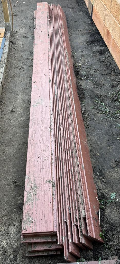 Gevelbekleding/Schuttingdelen Rabat Houtcomposiet, Ophalen, Zo goed als nieuw, 250 cm of meer, Planken