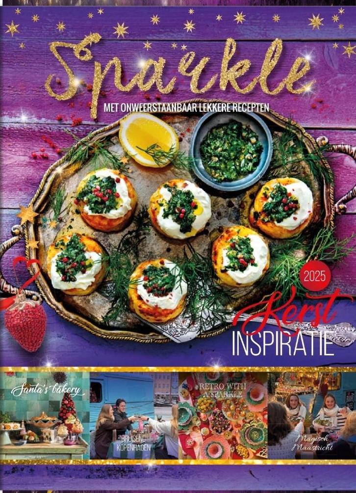 Aviko Sparkle kookboek Kerstinspiratie 2025. Nieuw., Boeken, Kookboeken, Nieuw, Voorgerechten en Soepen, Hoofdgerechten, Tapas, Hapjes en Dim Sum