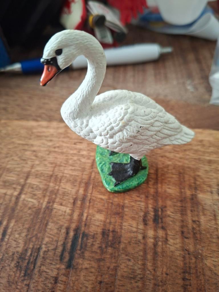 Schleich zwaan, Ophalen of Verzenden, Zo goed als nieuw, Vogel, Beeldje of Figuurtje