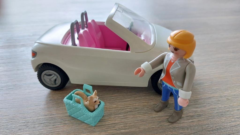 Playmobil cabrio 5585, Ophalen of Verzenden, Gebruikt, Complete set