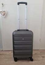 Antraciet Hardcase handbagagekoffer, Sieraden, Tassen en Uiterlijk, Koffers, Ophalen of Verzenden, Gebruikt, Hard kunststof