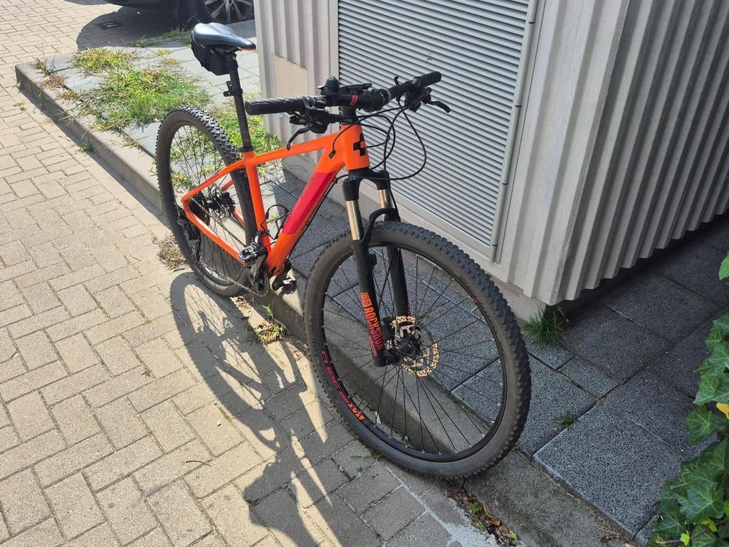 Cube Reaction Pro 2019 - Oranje/Rood 17 inch, Hardtail, Ophalen, Gebruikt, Overige merken