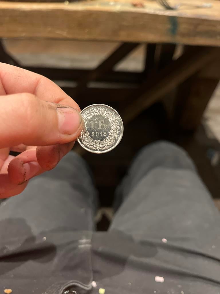 Zwitserse 1 Frank munt 2018, Postzegels en Munten, Munten | Europa | Niet-Euromunten, Ophalen of Verzenden, Overige landen, Losse munt