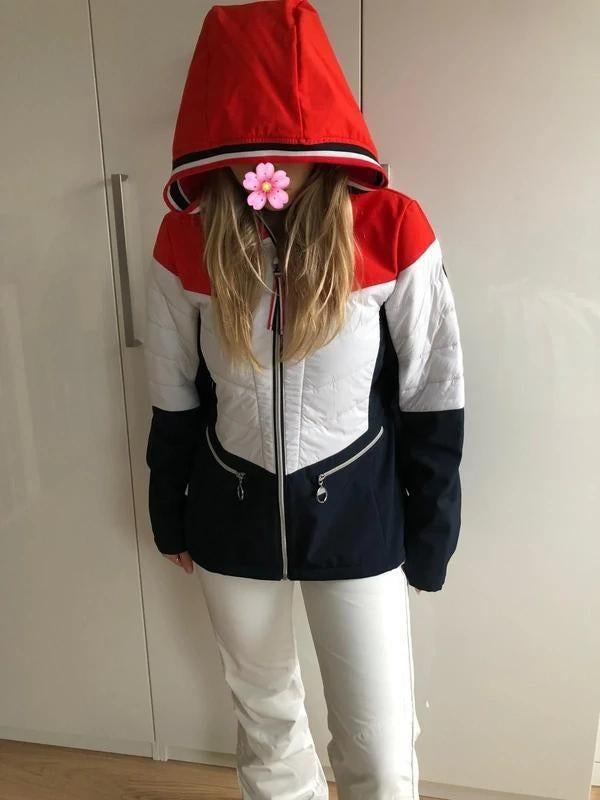 Luhta skijas maat 40 L - Rood Wit Blauw - Lichtgewicht, Kleding | Dames, Wintersportkleding, Maat 38/40 (M), Luhta, Ophalen of Verzenden