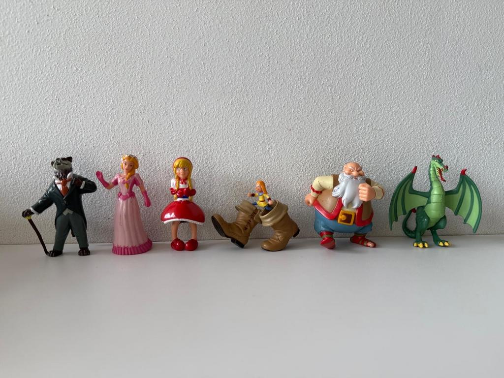 Efteling Figuren Miniatuur Sprookjesbos/Sproojesboom Set, Ophalen of Verzenden, Gebruikt, Beeldje of Poppetje