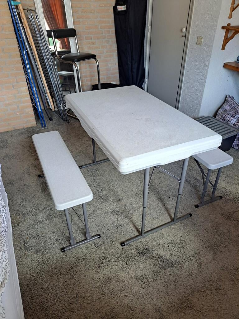 Stevige camping tafel, Caravans en Kamperen, Ophalen, Campingtafel