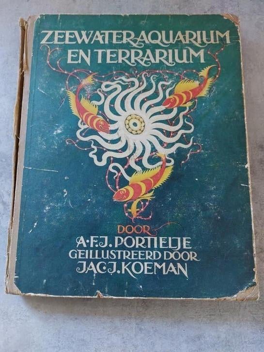 Zeewater-aquarium en terrarium Verkade boek 1930, Ophalen of Verzenden, Gelezen