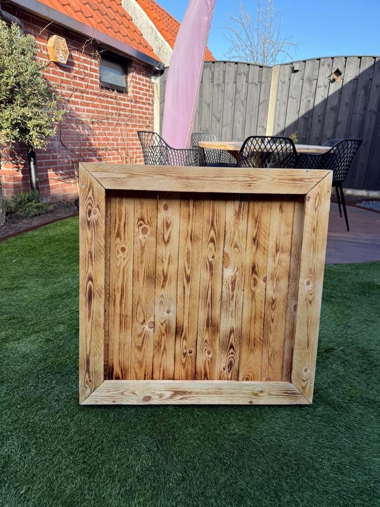 Nieuw handgemaakte dartbord ombouw van hout. Dartbordwand., Ophalen of Verzenden, Nieuw, Overige typen