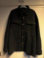 Zwart herenoverhemd met borstzakken, Ophalen of Verzenden, Gedragen, Zwart, Halswijdte 43/44 (XL)