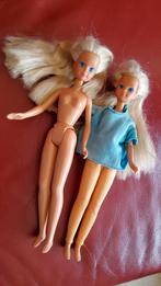 2 vintage Barbie Mattel Skipper poppen blond haar., Ophalen of Verzenden, Zo goed als nieuw, Fashion Doll